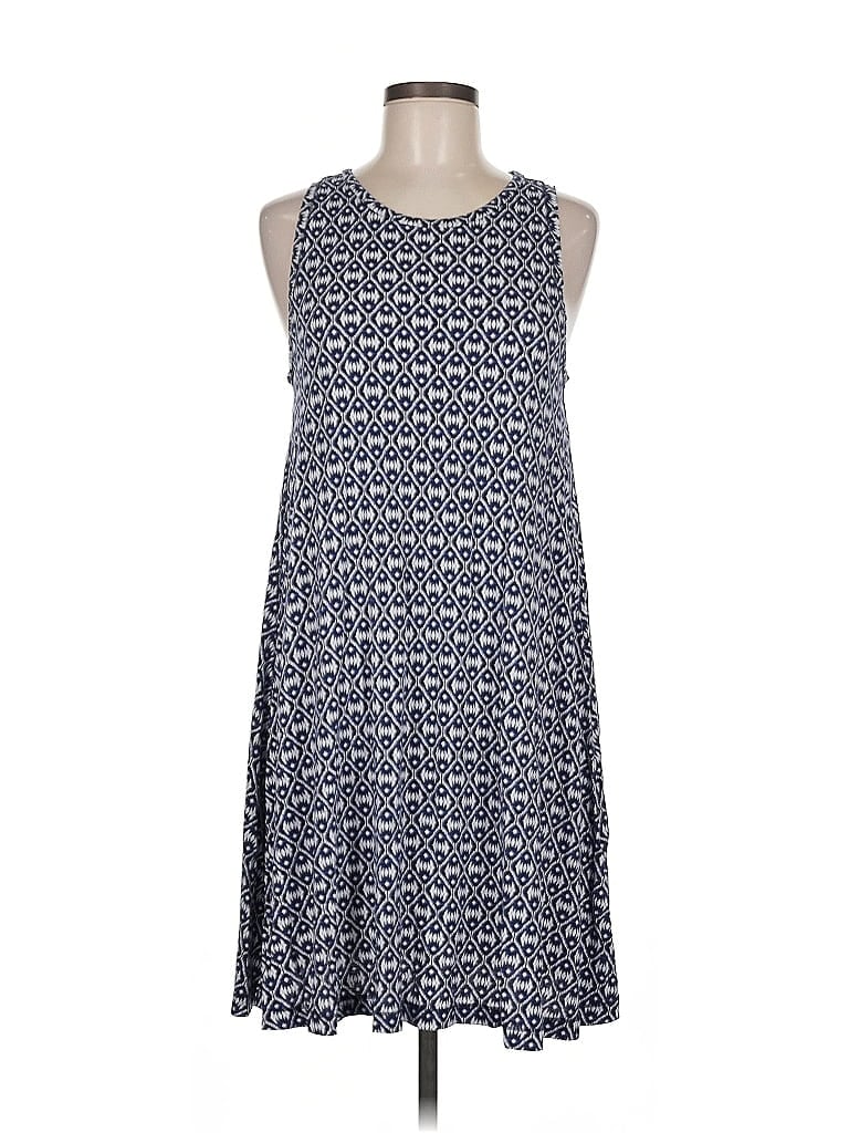 Pre-owned Ann Taylor Loft Casual Dress In Blue