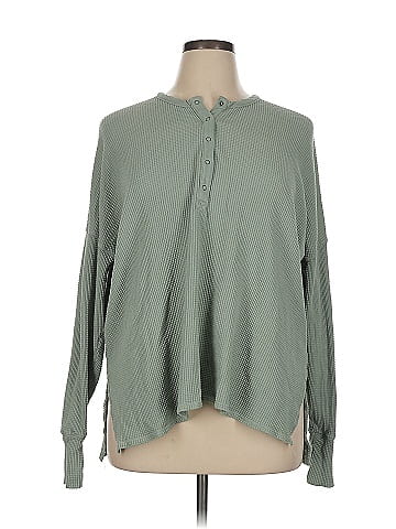 OFFLINE by Aerie Long Sleeve Henley (view 1)