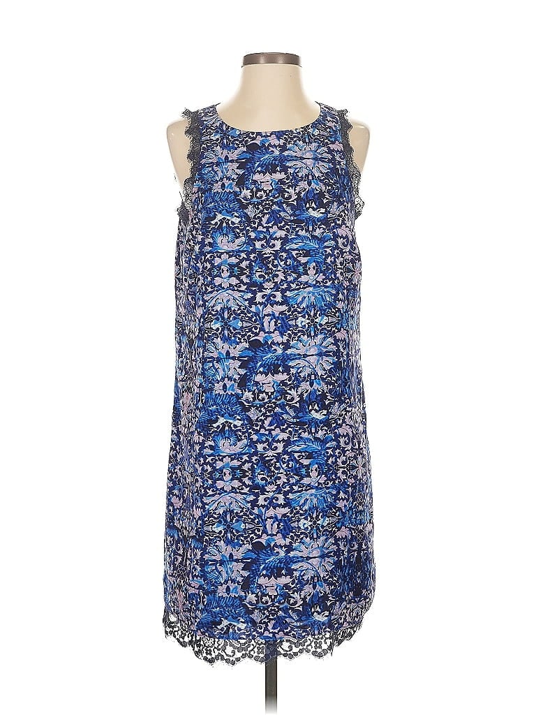 Chelsea28 100% Polyester Paisley Blue Casual Dress Size S - photo 1