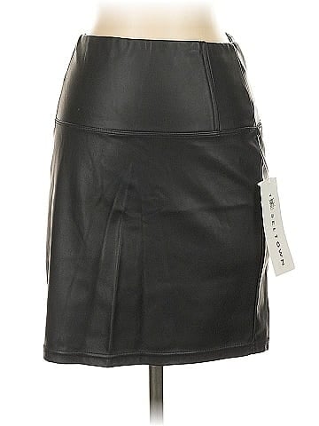 Tinseltown Faux Leather Skirt (view 1)