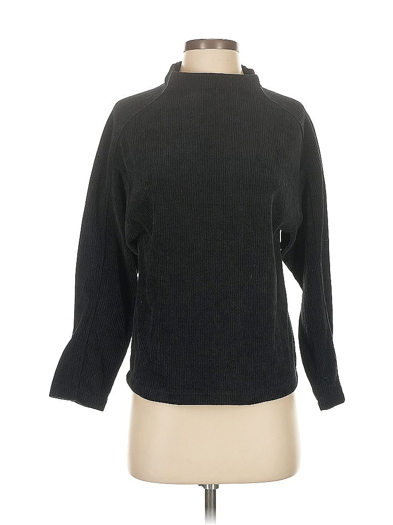 Pre-owned Madewell Turtleneck Sweater In Black