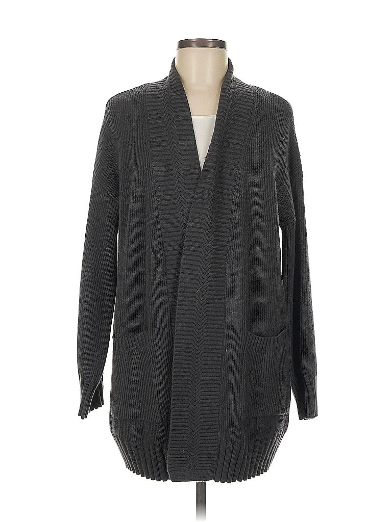 Pre-owned M Magaschoni Cardigan Sweater In Gray