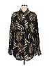 J by Joie Animal Print Black Long Sleeve Blouse Size M - photo 1