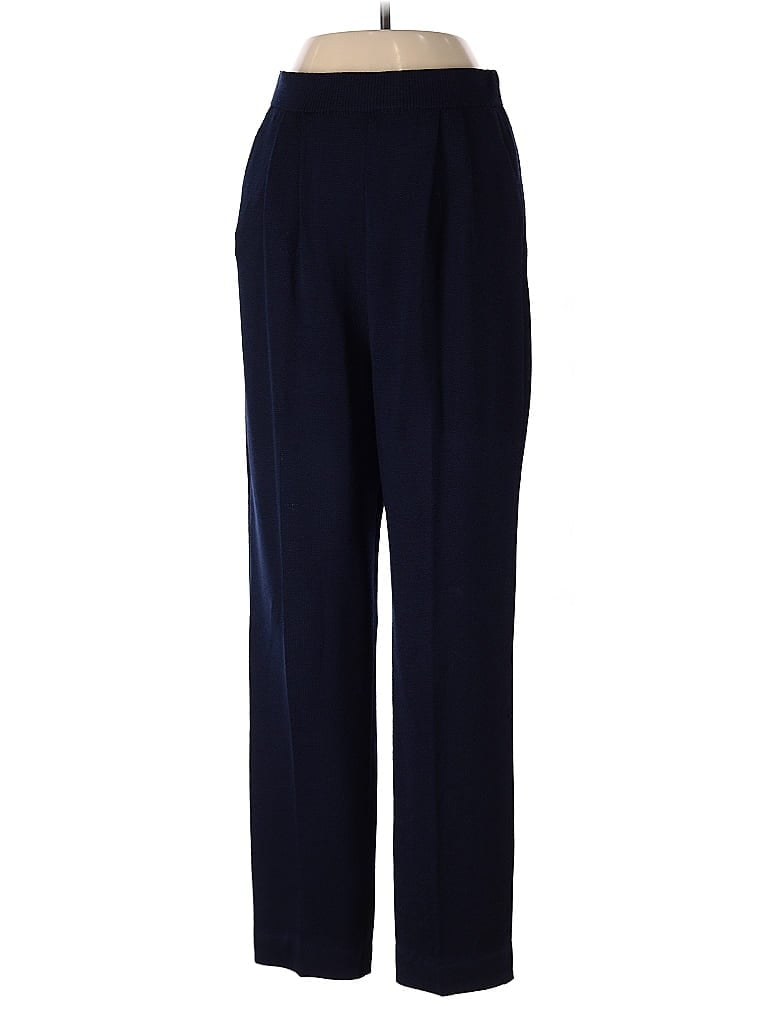 Pre-owned St John Casual Pants In Blue