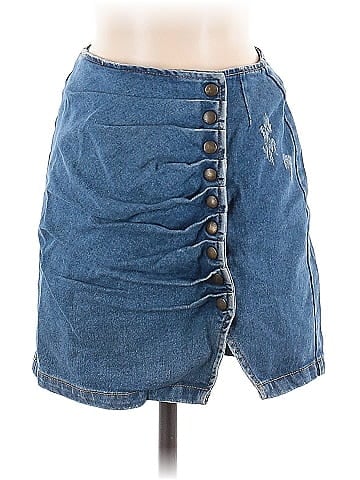retrofête Denim Skirt (view 1)