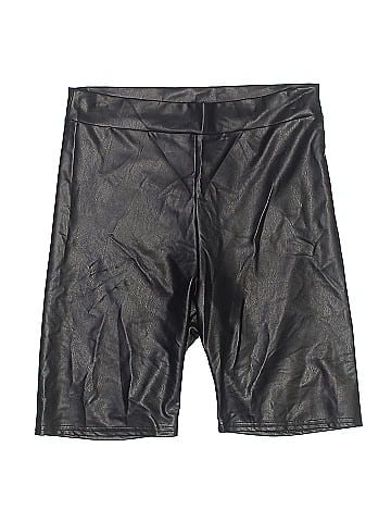 Re:named Faux Leather Shorts (view 1)