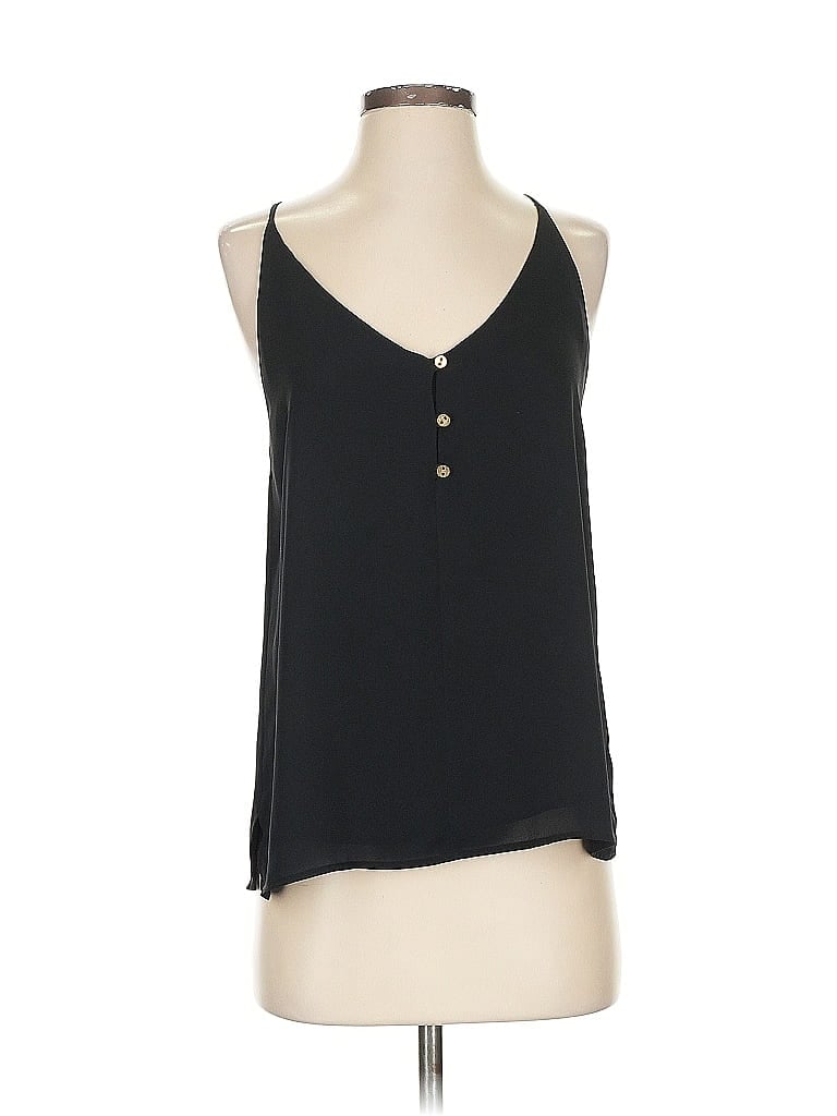 Pre-owned Ann Taylor Loft Sleeveless Blouse In Black
