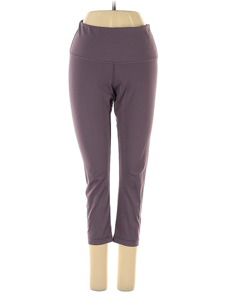 Pre-owned Yogalicious Active Pants In Purple
