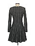 Plastic Island Houndstooth Gray Casual Dress Size S - photo 2