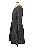 Plastic Island Houndstooth Gray Casual Dress Size S - photo 4