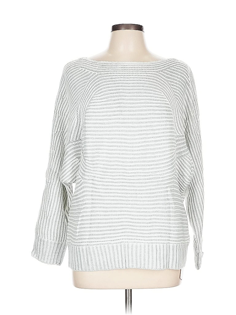 Pre-owned Assorted Brands Pullover Sweater In Silver