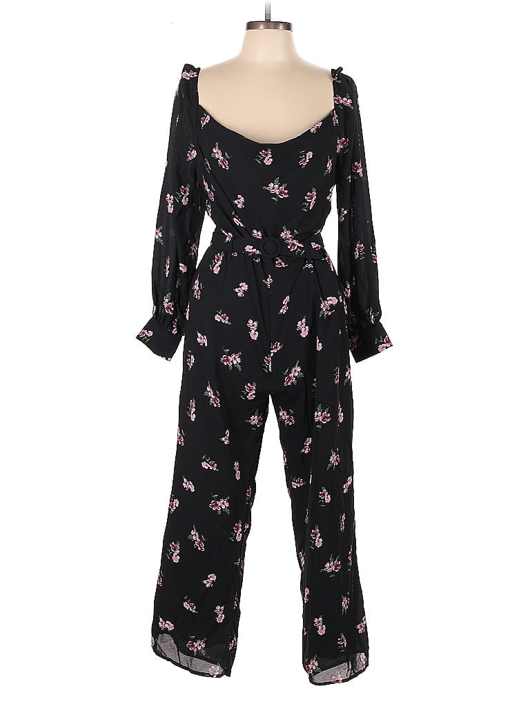 Pre-owned Fashion Union Jumpsuit In Black