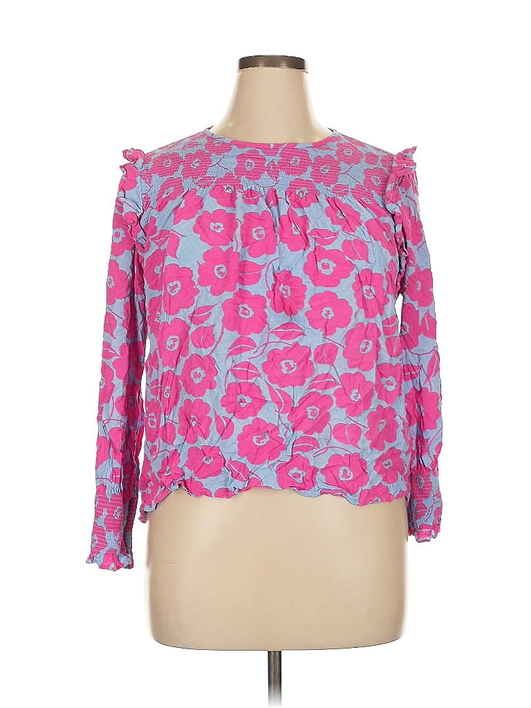 Click to view more detailed imagery on our partner's website Pre-owned Charter Club Long Sleeve Blouse In Pink