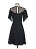 Milly 100% Polyamide Black Cocktail Dress Size 2 - photo 2