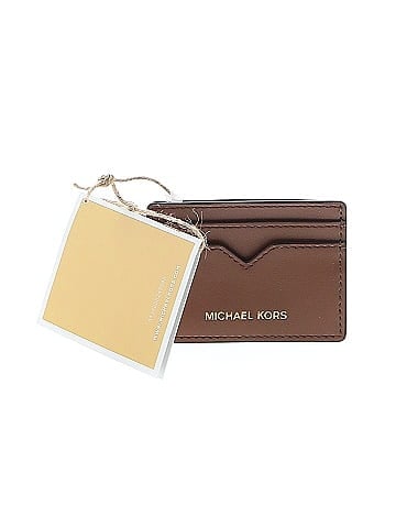 MICHAEL Michael Kors Leather Card Holder (view 1)