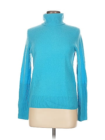 Aqua Cashmere Pullover Sweater (view 1)