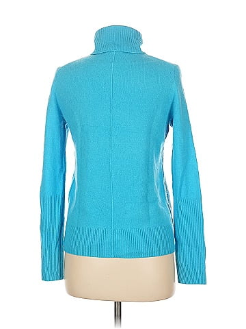 Aqua Cashmere Pullover Sweater (view 2)
