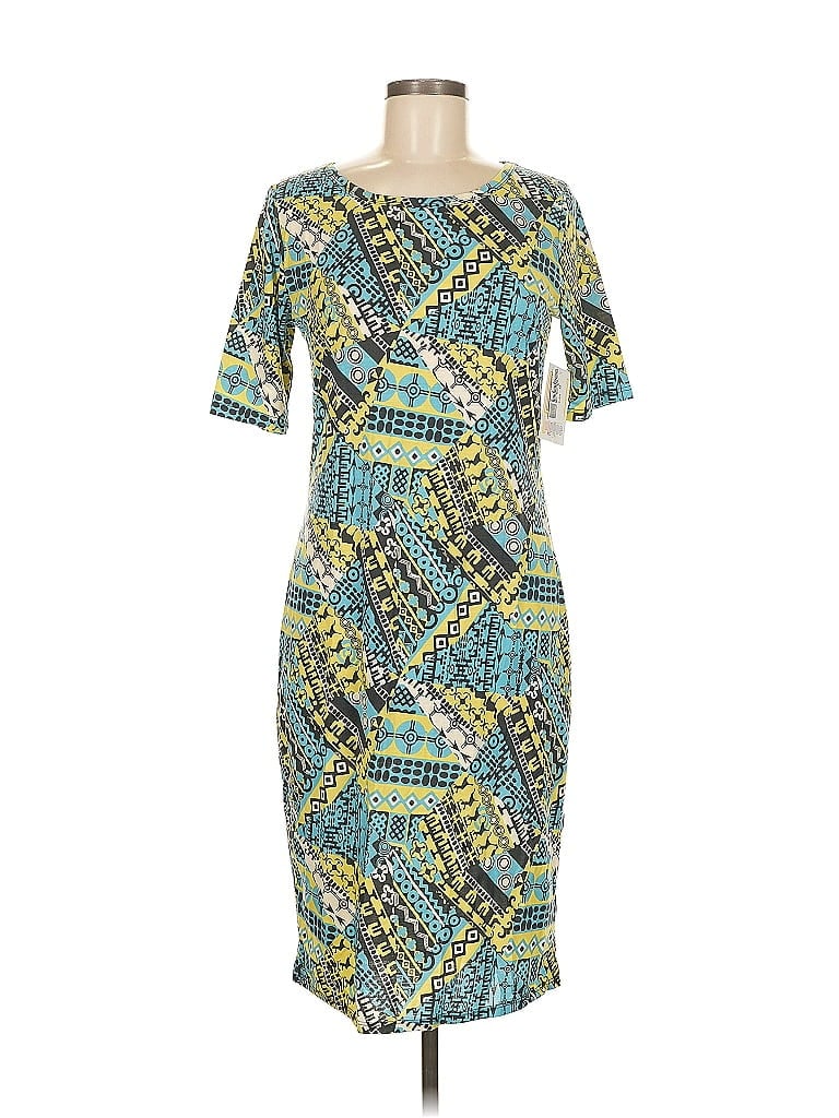 Pre-owned Lularoe Cocktail Dress In Blue