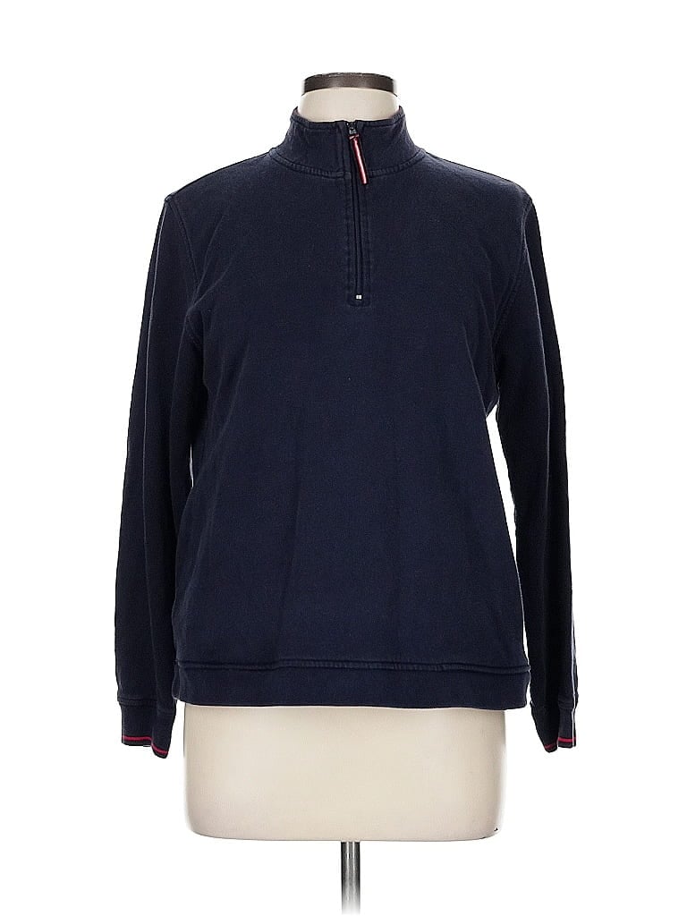 Pre-owned Tommy Hilfiger Pullover Sweater In Blue