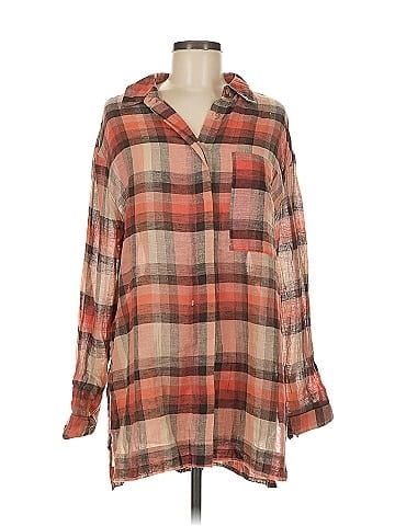 En Creme Long Sleeve Button-Down Shirt (view 1)