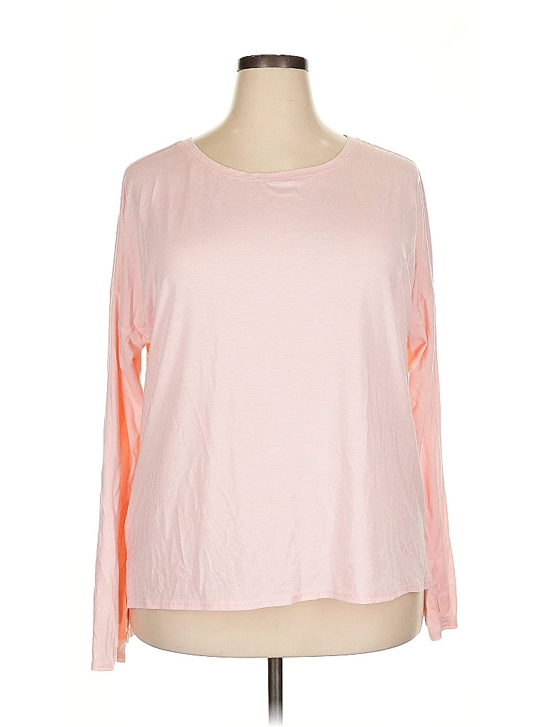 Pre-owned Athletic Works Sweatshirt In Pink