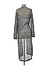 Mystree 100% Polyester Gray Cardigan Size M - photo 2