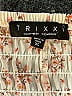 Trixxi 100% Polyester Print Ivory Orange Cocktail Dress Size XL - photo 4