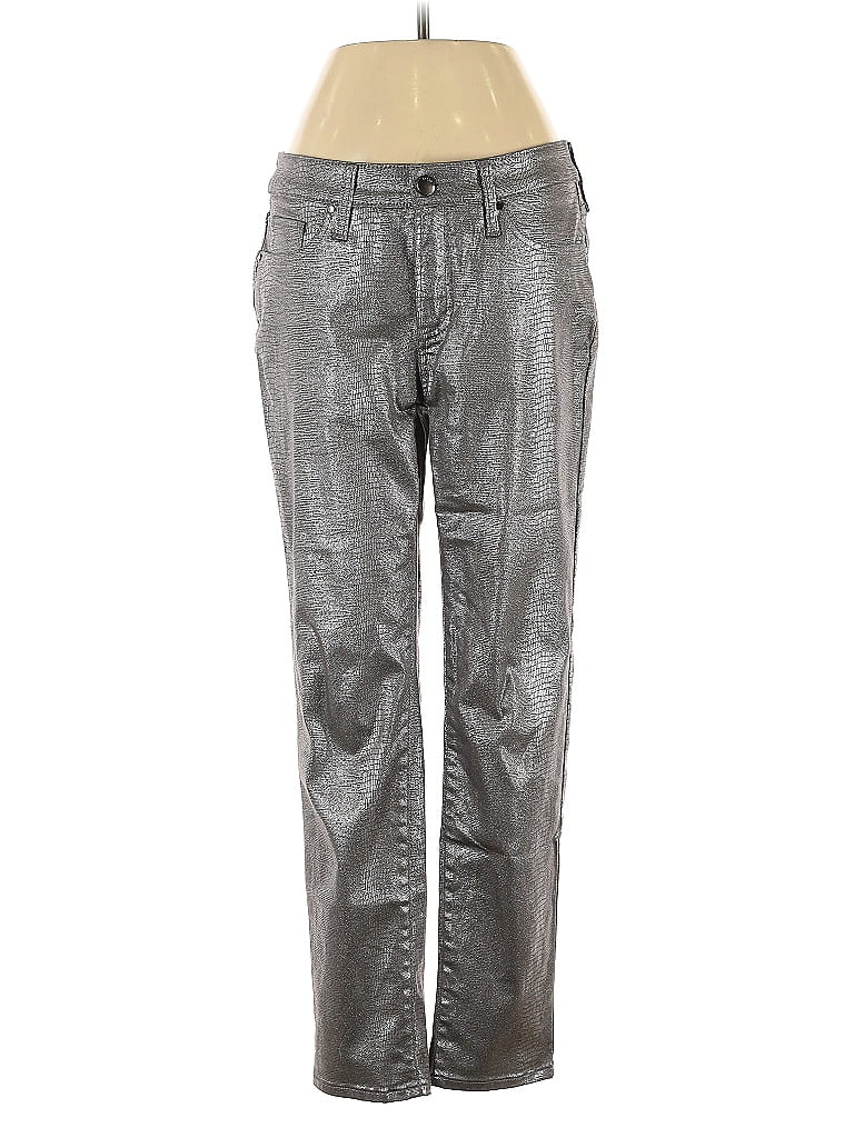 Pre-owned Chico's Casual Pants In Silver