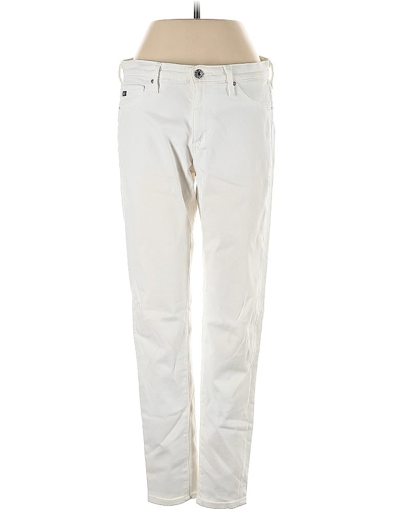Pre-owned Adriano Goldschmied Jeans In White