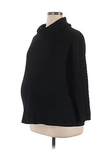 Isabel Maternity Turtleneck Sweater (view 1)