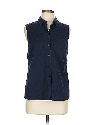 Ann Taylor Sleeveless Button-Down Shirt (view 1)