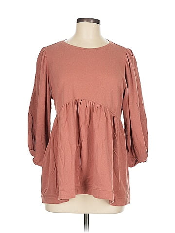 Easel 3/4 Sleeve Blouse (view 1)