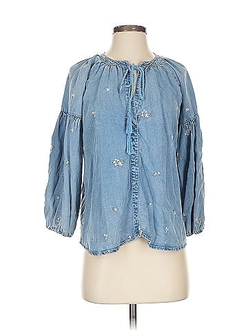 Driftwood 3/4 Sleeve Blouse (view 1)