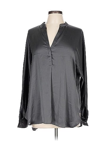 R | Label Long Sleeve Blouse (view 1)