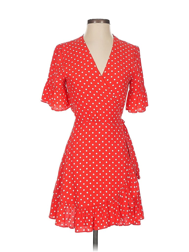Pre-owned Privacy Please Casual Dress In Red