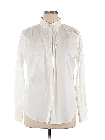 Ann Taylor Long Sleeve Button-Down Shirt (view 1)