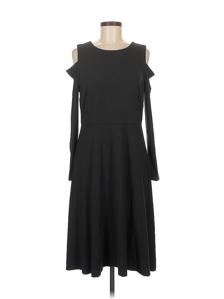 Pre-owned Ann Taylor Loft Casual Dress In Black