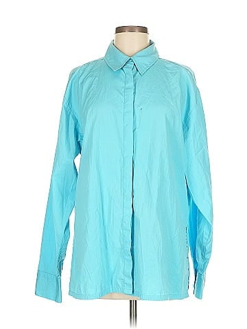 Open Edit Long Sleeve Button-Down Shirt (view 1)