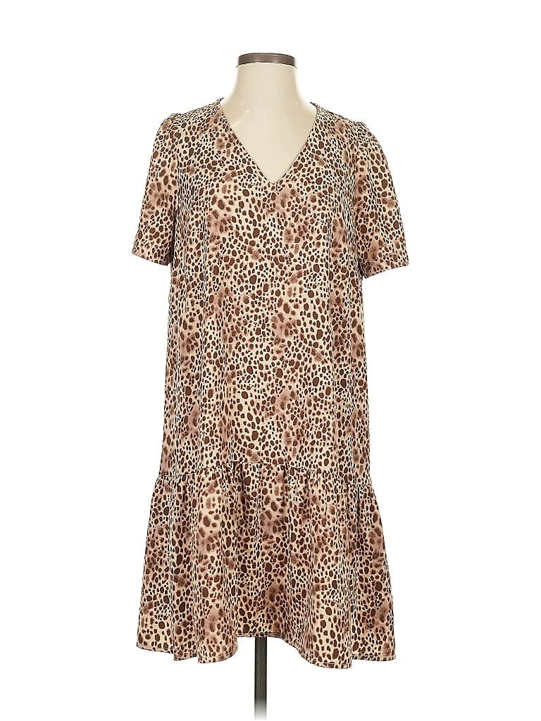 Pre-owned A New Day Casual Dress In Brown