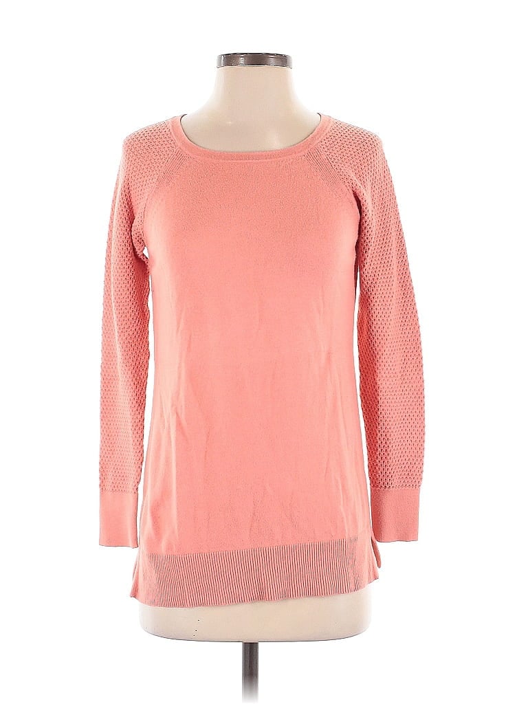 Pre-owned Ann Taylor Loft Outlet Pullover Sweater In Pink