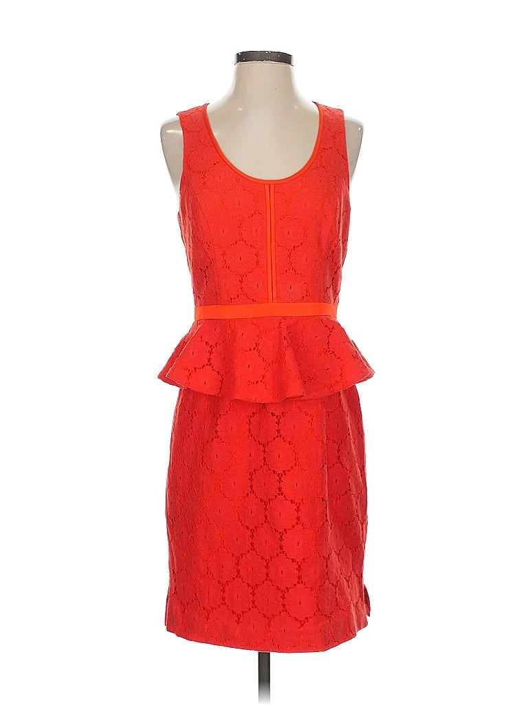 Pre-owned Boston Proper Cocktail Dress In Orange