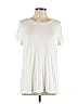 G by Giuliana Rancic Ivory Short Sleeve T-Shirt Size L - photo 1