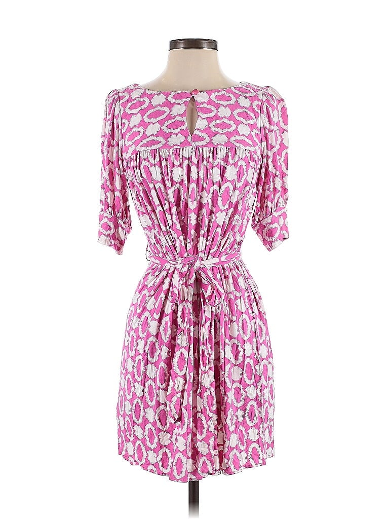 Pre-owned An Original Milly Of New York Casual Dress In Pink