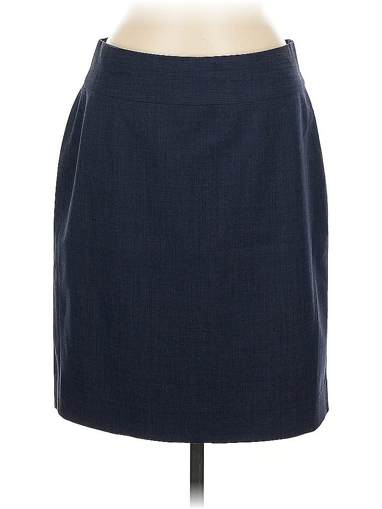 Click to view more detailed imagery on our partner's website Pre-owned Banana Republic Wool Skirt In Blue