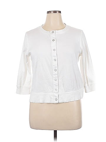 Jones New York Signature 3/4 Sleeve Button-Down Shirt (view 1)