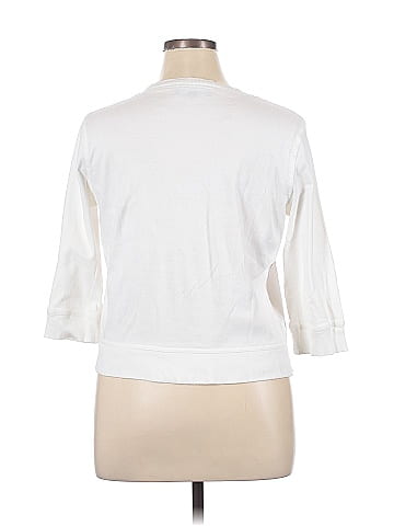 Jones New York Signature 3/4 Sleeve Button-Down Shirt (view 2)