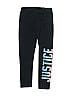 Justice Graphic Black Sweatpants Size 6 - photo 1