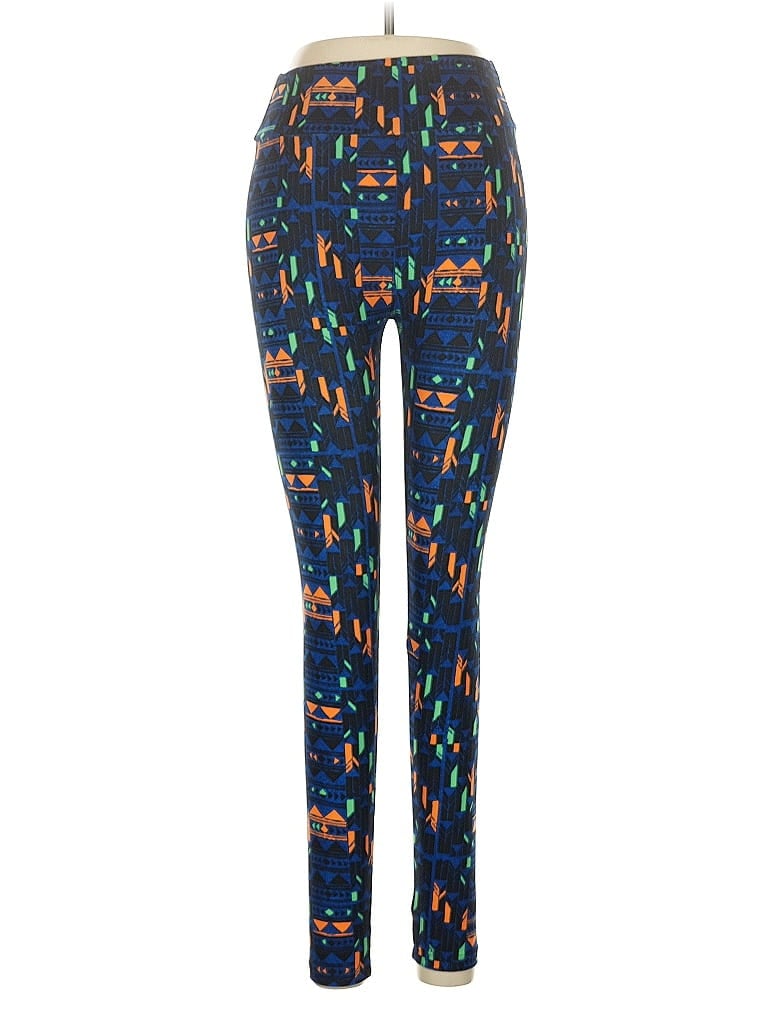 Pre-owned Lularoe Active Pants In Blue