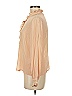 Louise Misha 100% Silk Tan Long Sleeve Silk Top Size EU 40 / US 10 - photo 4