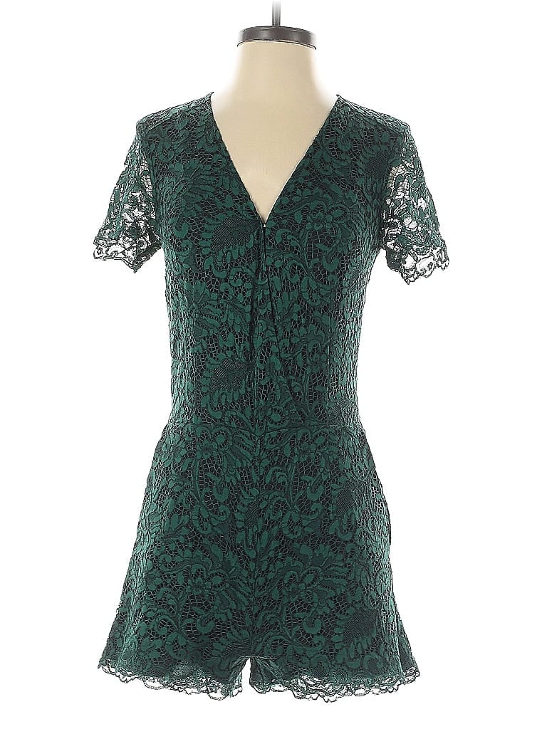 Chelsea28 100% Polyester Green Romper Size 0 - photo 1